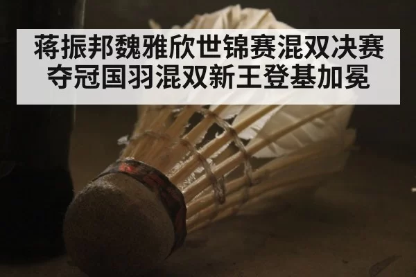 蒋振邦魏雅欣世锦赛混双决赛夺冠国羽混双新王登基加冕